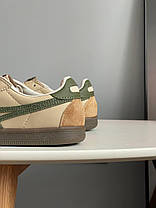 Жіночі кросівки Asics Onitsuka Tiger 66 Tokuten Beige Green Кеди Асікс Оніцука бежеві шкіра текстиль демісезон, фото 5
