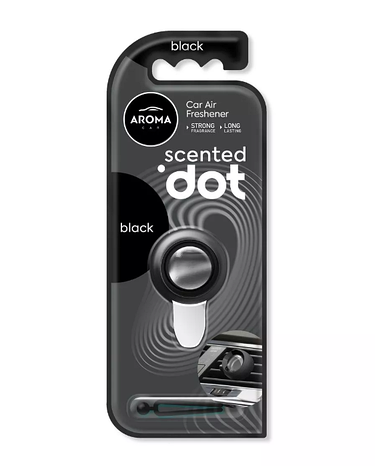Автомобільний мембранний ароматизатор Aroma Car Scented Dot - Black, фото 1