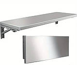 Полка з нержавіючої сталі 70х25 см складна, фото 2