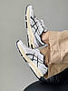 Кросівки Asics Gel 1130 White Black Beige Взуття Асікс Гель 1130 білі з чорним кеди текстиль замша демісезон унісекс, фото 9