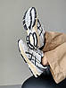 Кросівки Asics Gel 1130 White Black Beige Взуття Асікс Гель 1130 білі з чорним кеди текстиль замша демісезон унісекс, фото 10