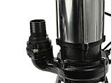 Насос з подрібнювачем 1.1 квт geko g81445, занурювальний насос для води, насос для брудної та чистої води, фото 2