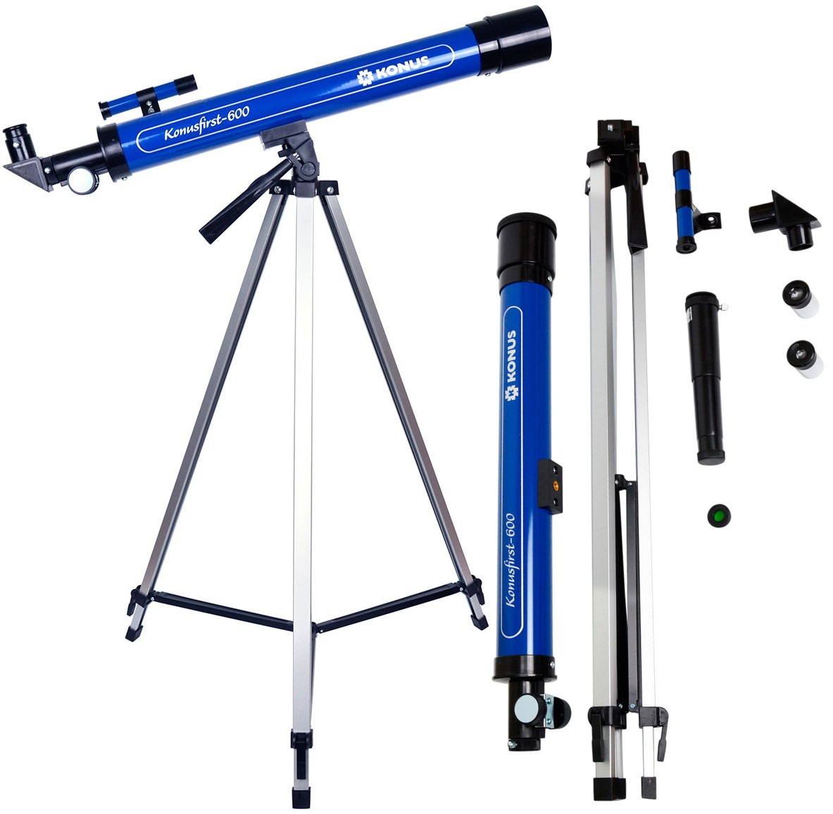 Дитячий телескоп Konus Konusfirst-600 | Нескладний в освоєнні, початкового рівня, спеціально для дітей та астролюбителів