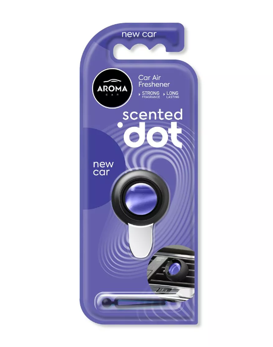 Автомобільний мембранний ароматизатор Aroma Car Scented Dot - New Car