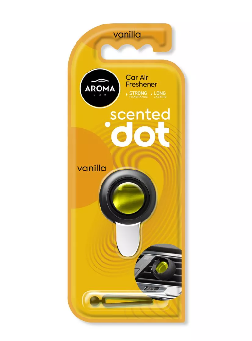 Автомобільний мембранний ароматизатор Aroma Car Scented Dot - Vanilla