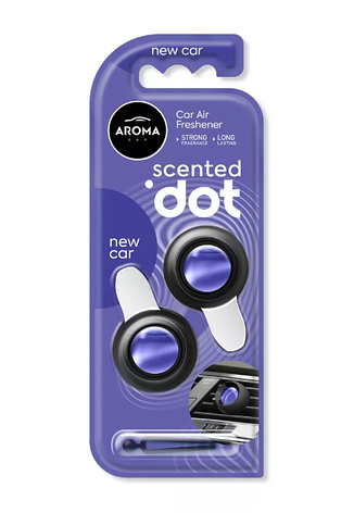 Автомобільний мембранний ароматизатор Aroma Car Scented Dot Double - New Car, фото 1