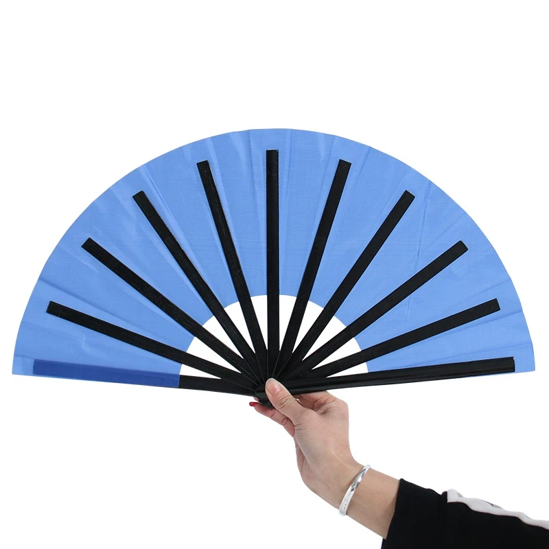 Реквізит для фокусів | Віяло бамбукове (сине)