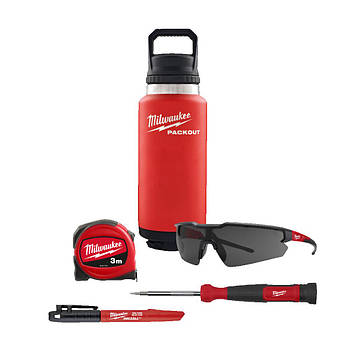 Набір з термопляшки та ручного інструмента PACKOUT MILWAUKEE (5од.)