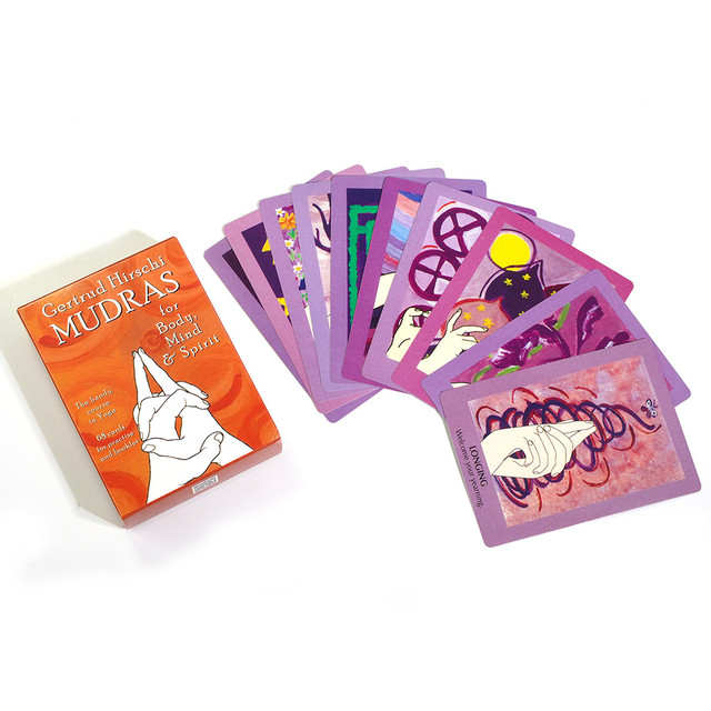 Карты Mudras for Body, Mind & Spirit. Мудры для тела, набор для йоги, медитации, колода карт Карты Mudras for Body, Mind & Spirit. Мудры для тела, набор для йоги, медитации, колода карт