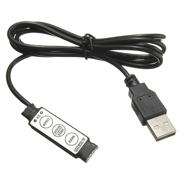 RGB контролер USB 5V для світлодіодної стрічки 2А (KG-12736)