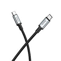 Кабель Hoco US10 Type-C to Type-C USB 3.0, 5Gbits, 3 A, 0.5 м із підтримкою швидкого заряджання