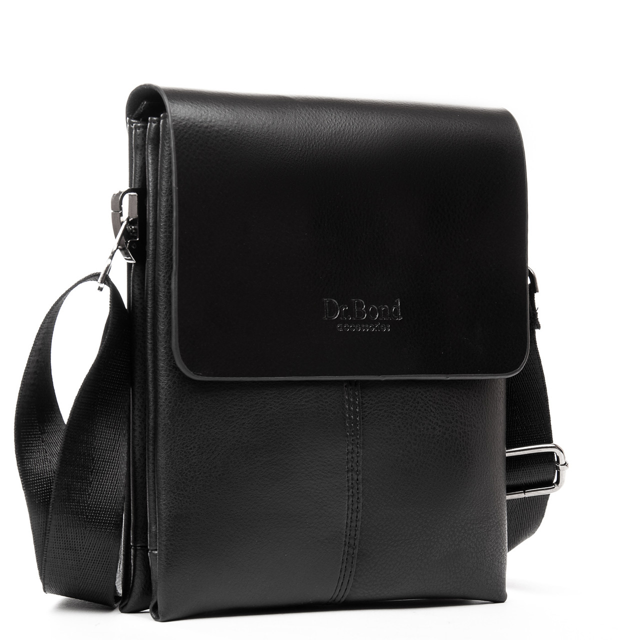 Сумка Чоловіча Планшет-шкіра DR. BOND 228-2 black.Музькі сумки-планшети гуртом і в роздріб в Україні
