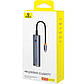 USB хаб на 5 виходів на Type-C HDMI вихід Baseus UltraJoy Series 5-Port (HDMI, 2xUSB 3.0, RJ45). Gray, фото 10