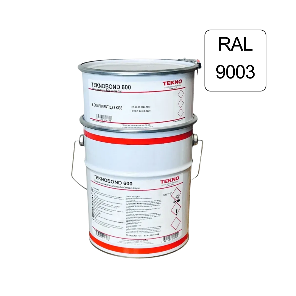Епоксидна фарба Teknobond 600 5 кг Біла (RAL 9003)