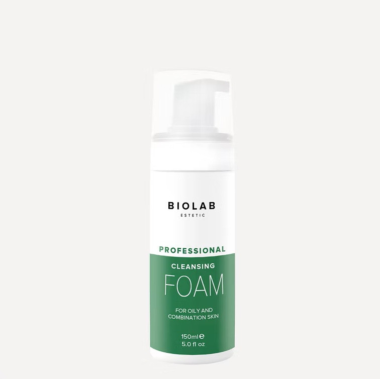 Очищуюча пінка для проблемної шкіри Cleansing Foam for Oily аnd Combination Skin BIOLAB Estetic, 150 мл