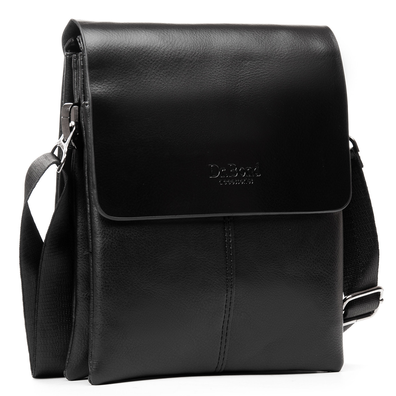 Сумка Чоловіча Планшет-шкіра DR. BOND 332-3 black.Музькі сумки-планшети гуртом і в роздріб в Україні