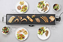 УЦЕНКА!!! Електрична решітка для гриля Bestron XXXL Plancha/Teppanyaki з антипригарним покриттям, барбекю, фото 5