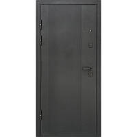Вхідні двері ДНІСТЕР Чорний муар / мармур