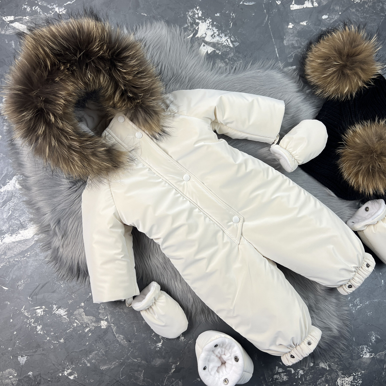 Комбінезон дитячий зимовий BEWARM Kodiaq White