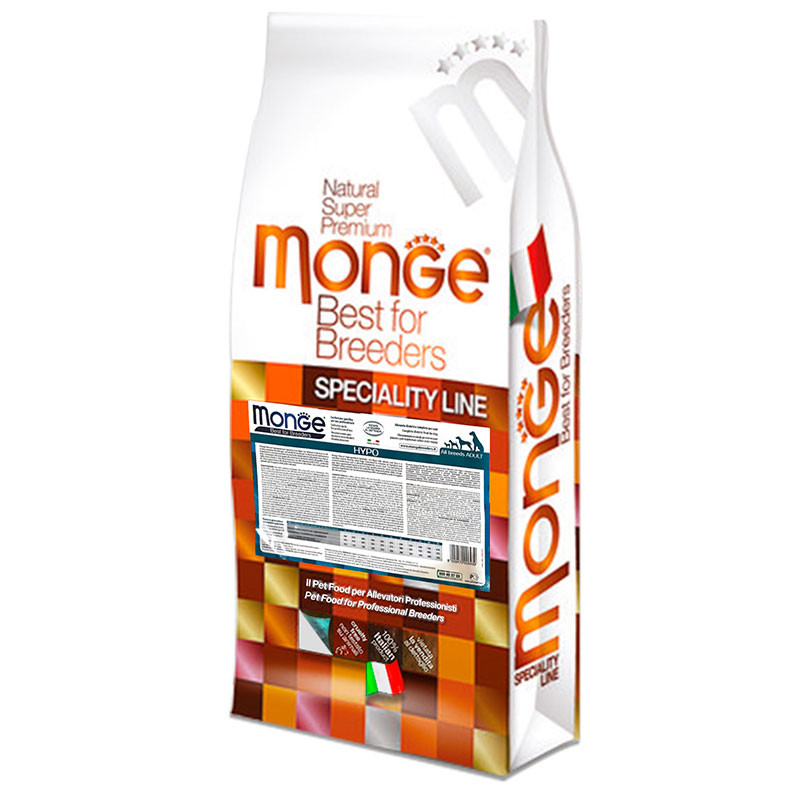 Monge Superpremium All Breeds Adult Hypoallergenic Сухий корм для дорослих собак всіх порід з лососем 15 кг