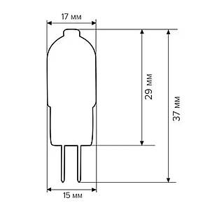 Капсульна LED лампа BIOM G4 2W 220V (пластик) 4500К нейтральний білий, фото 3