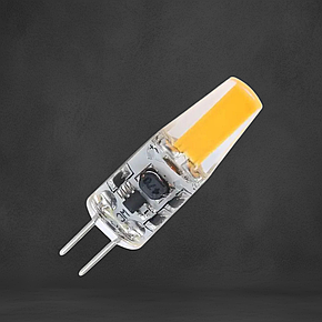 Капсульна Світлодіодна Лампа BIOM G4 3,5 W 220V (силікон) 3000К теплий білий, фото 2