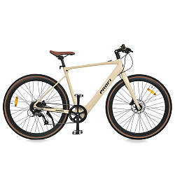 Електровелосипед Prof1 28" MEB 700C DASH-3 бежевий мат двигун 250 Вт