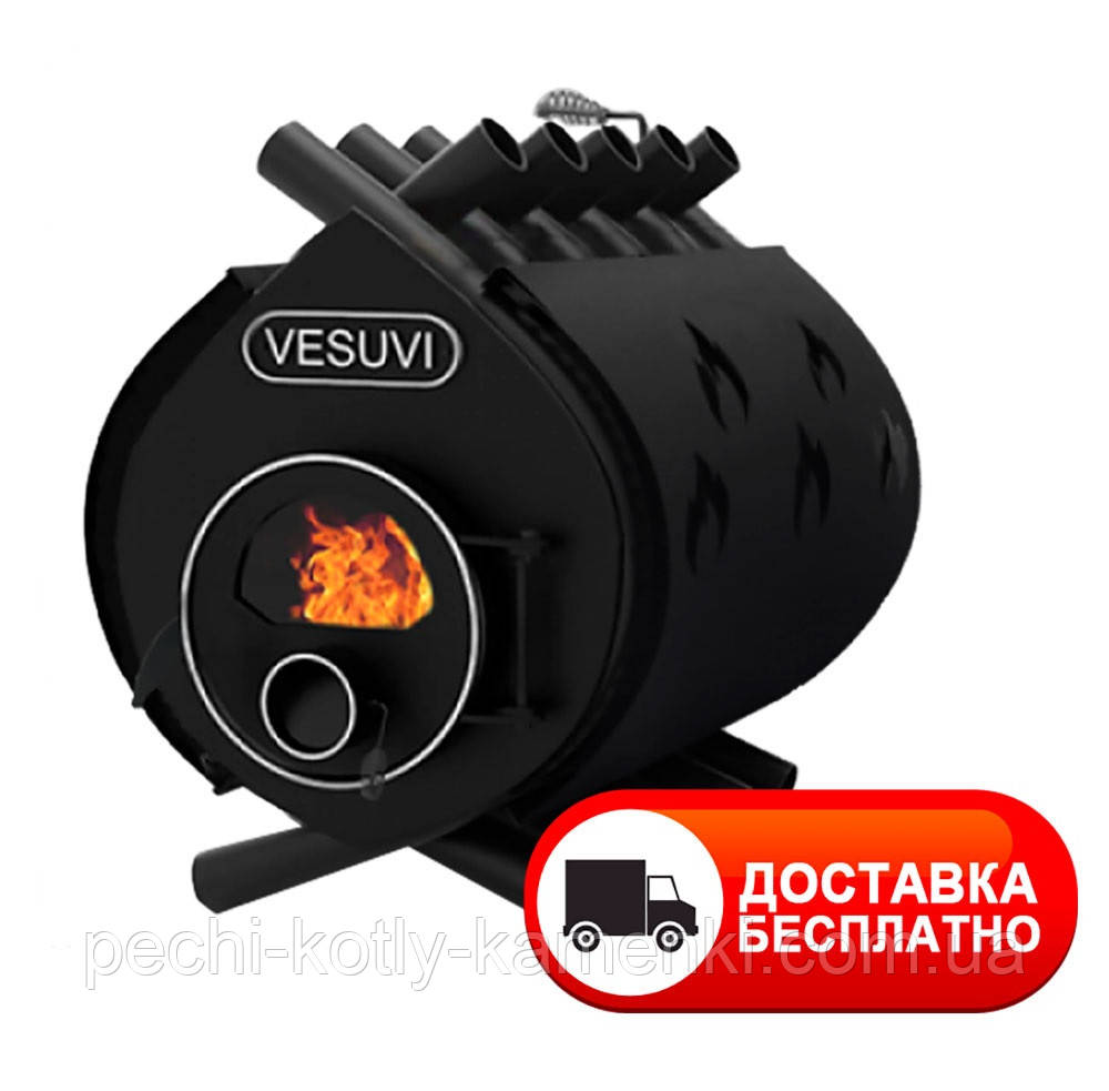 Піч калориферна бульер'ян "VESUVI" Класик тип 03 з перфорацією і склом