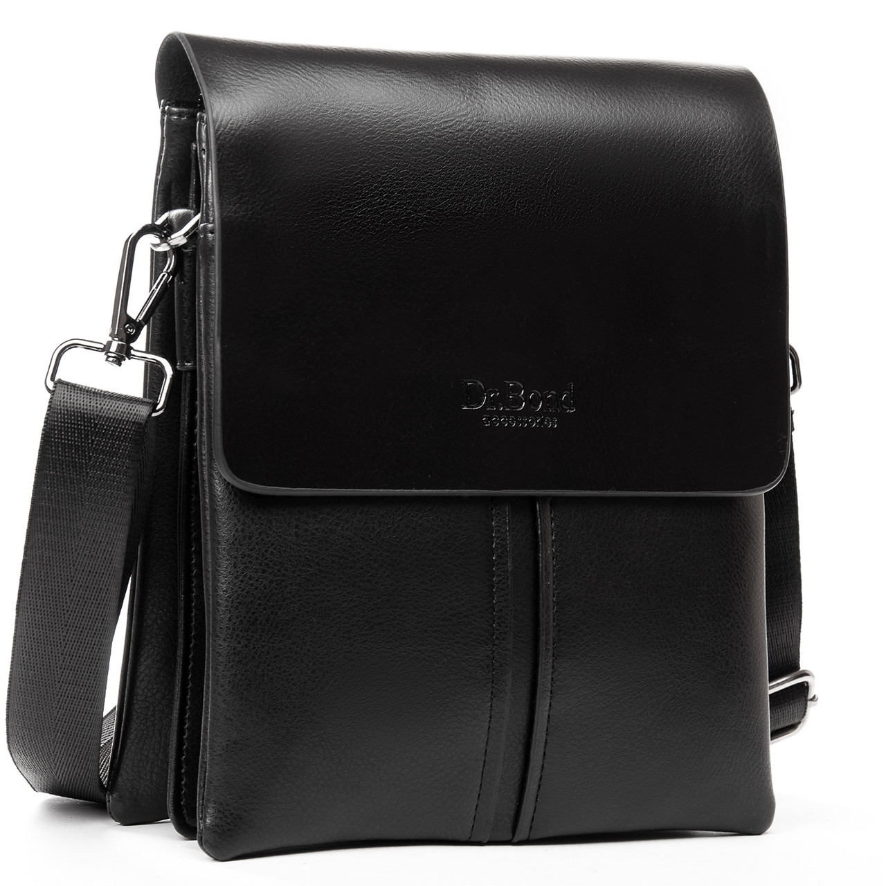 Сумка Чоловіча Планшет-шкіра DR. BOND 339-1 black.Музькі сумки-планшети гуртом і в роздріб в Україні