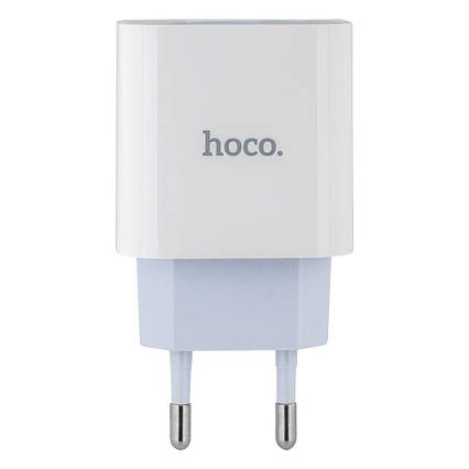 Мережевий зарядний пристрій Hoco C76A Plus PD 20W 3A, білий (C76A)