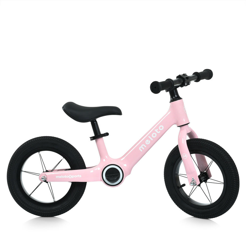 Біговел дитячий 12 дюймів з магнієвою рамою, гумові колеса WANDA рожевий (MBB 1048-3), фото 1