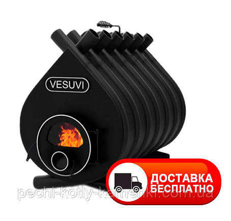 Калориферна піч булерьян "VESUVI" Класик тип 05 зі склом, фото 1