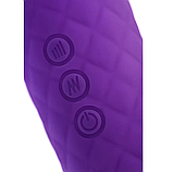 Вібратор Фіолетовий у вигляді мікрофона, Жіночий стимулятор з вібрацією для клітора та вагіни, Інтимні іграшки, фото 4