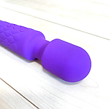 Вібратор Фіолетовий у вигляді мікрофона, Жіночий стимулятор з вібрацією для клітора та вагіни, Інтимні іграшки, фото 8
