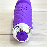 Вібратор Фіолетовий у вигляді мікрофона, Жіночий стимулятор з вібрацією для клітора та вагіни, Інтимні іграшки, фото 5