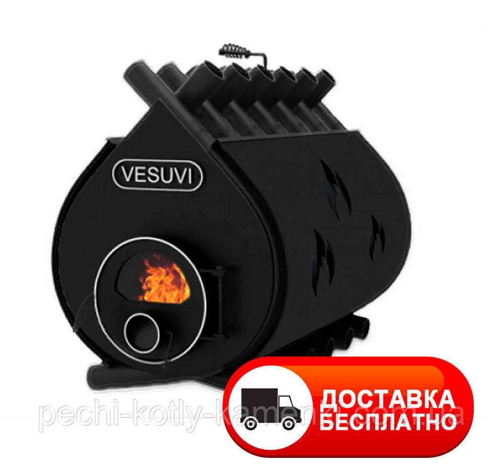 Піч калориферна бульер'ян "VESUVI" Класик тип 05 зі склом і перфорацією