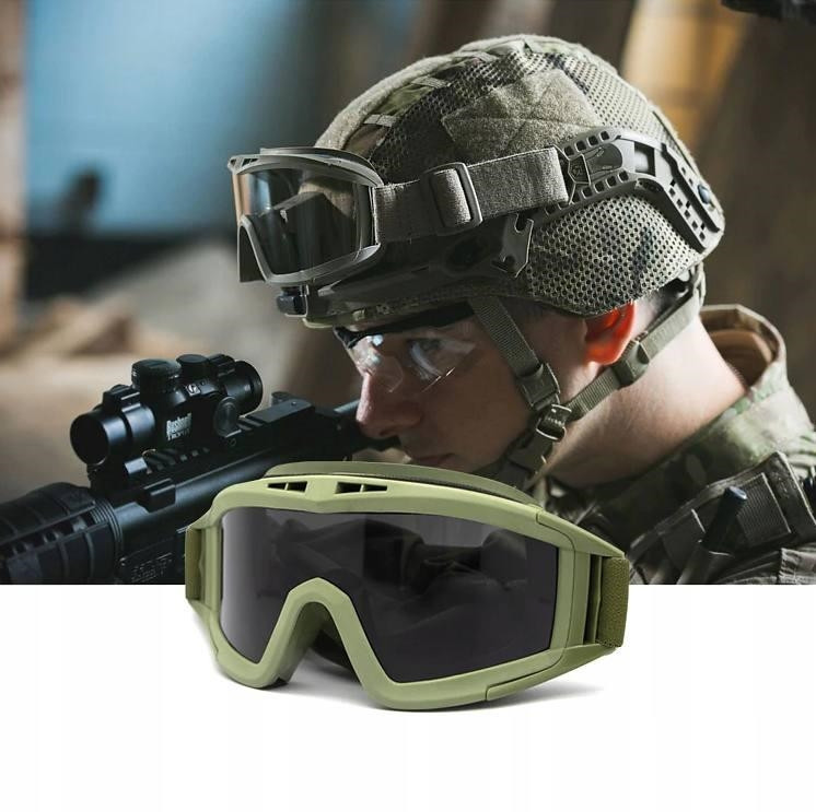 Monster Tactical Olive – Захист очей для ЗСУ, стрільби та туризму, фото 1