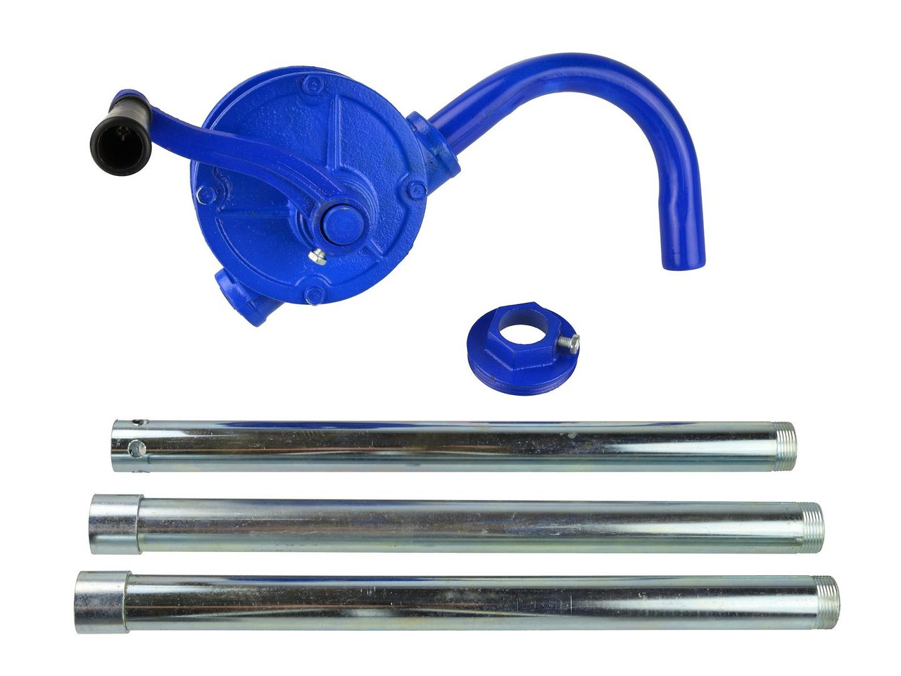 Ручний насос для оливи geko g01018, насос для перекачування масла, обертовий насос для мастила, бочковий насос, фото 1