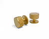 Ручка-кнопка Golden Artisan з гравіюванням модерн RT-LYJGH-28-00 BRASS GOLD латунь ø28 мм, фото 7
