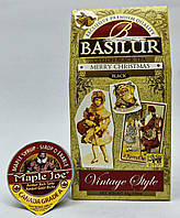 Чай Basilur Merry Christmas чорний з імбиром 85г та Кленовий сироп 20г Канада