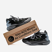 Чоловічі кросівки Найк Nike ACG Mountain fly High Gore-Tex Black Grey ALL18504, фото 4