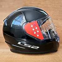 Мотошолом LS2 FF353 Rapid 2 Solid Gloss Black шолом для мотоцикла, скутера XS
