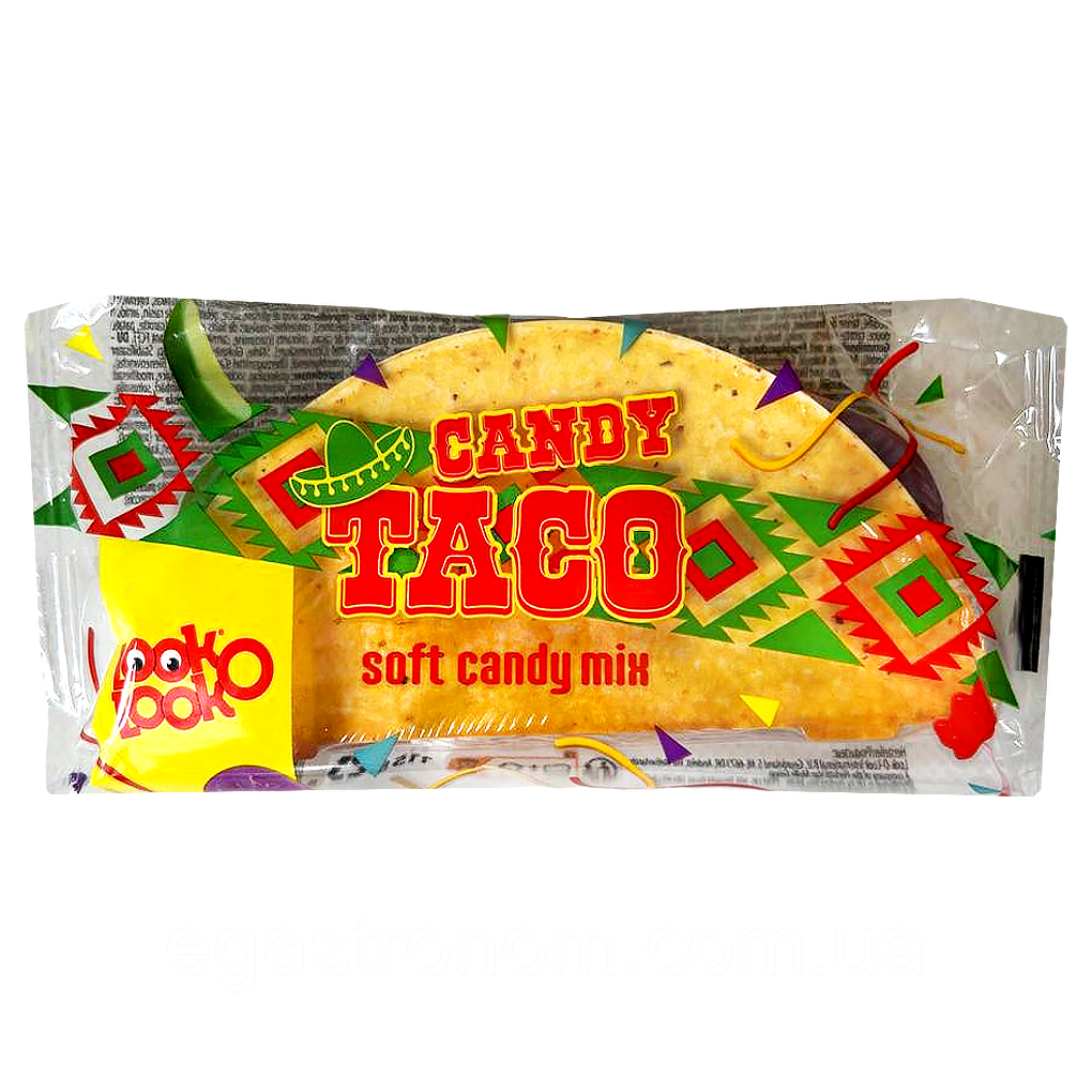 Желейки тако Лук о Лук Look-O-Looke candy taco 115g 14шт/ящ (Код: 00-00017757)