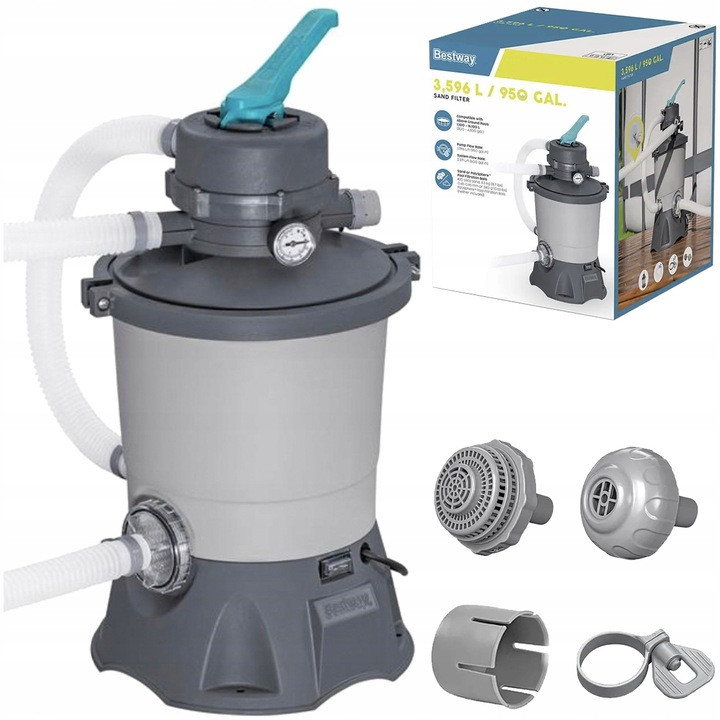Пісочний насос для садових басейнів 3596 л/год Bestway 58515, фото 1