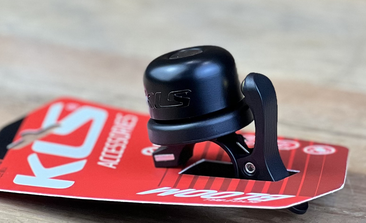 Сигнал на велосипед дзвінок KLS Bloom чорний, фото 1