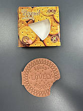 Блокнот ZiBi BISCUIT 90х90 мм. 80арк., ароматизована Soft touch обкл. ZB.12470-18