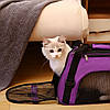 Сумка - переноска для котів та собак CosmoPet CP-105 L 53x25x34 см, фото 11
