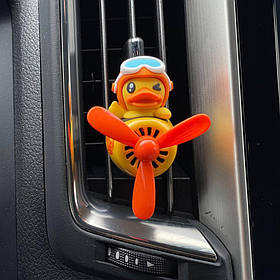 Ароматизатор в авто в машину Pilot Duck Качка Пілот, жовта
