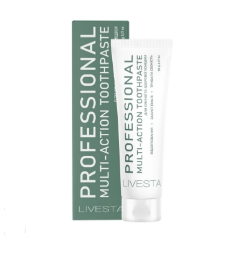 Професійна зубна паста з гідроксиапатитом кальцію LIVESTA "Мультидія", 90 г (РІДКА ПЛОМБА), фото 1