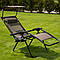 Розкладне крісло шезлонг з дашком від сонця, підсклянником, для пляжу і саду Virgo Zero Gravity Visor, фото 2